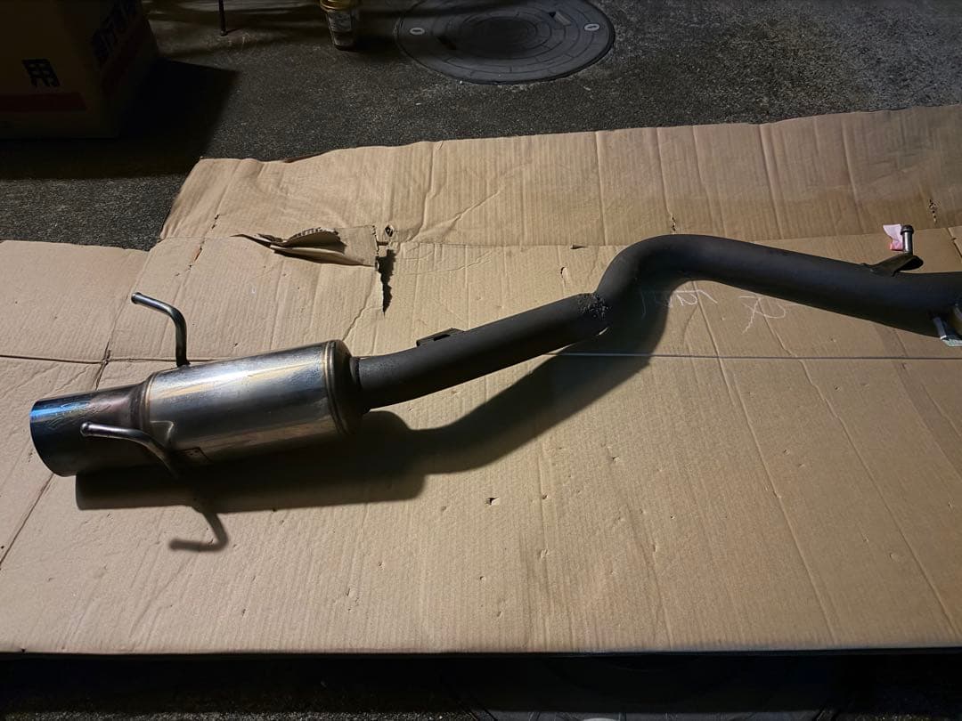 アルテッツァ　ガナドール　チタンマフラー　リアピース Yahoo!オークション - SXE10 アルテッツァ 社外マフラー ガナドール チ