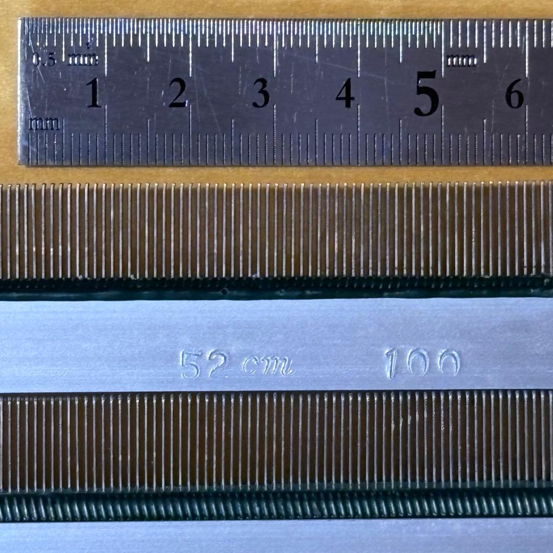 絵絣台 専用半筬 2枚セット 東京手織機 絣用具 半筬 機織り 手織り 織