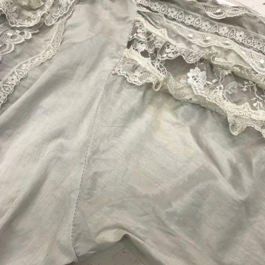 レトロ ロマンティック メルヘン 古着 DOROTHY フリルレース装飾
