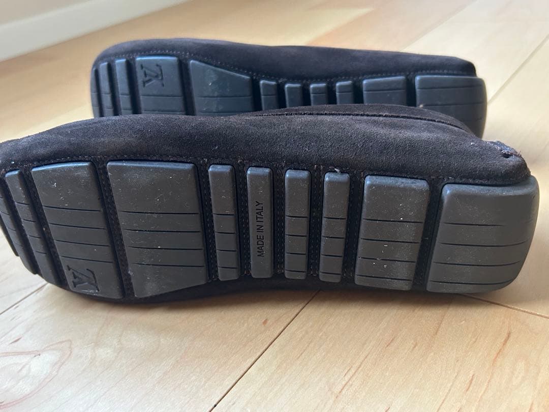 ルイ・ヴィトン スエード モカシン シューズ メンズ 26．5cm相当