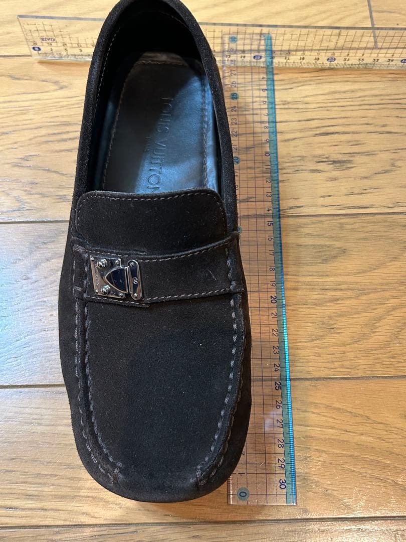 ルイ・ヴィトン スエード モカシン シューズ メンズ 26．5cm相当