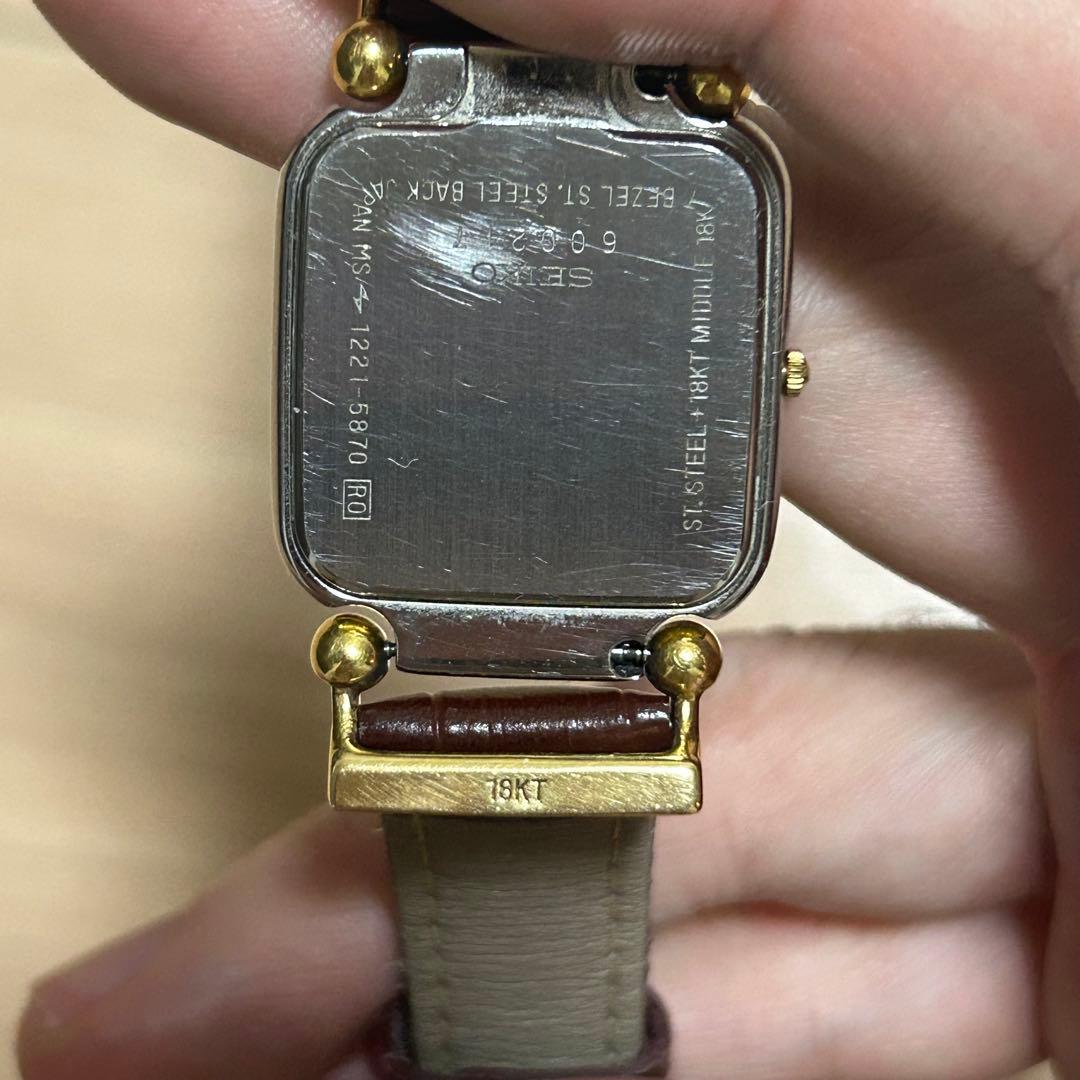 SEIKO RONSARD ロンサール 1221-5870 18金 不動品 - メルカリ