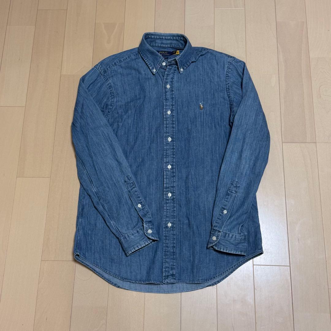 新品同様】山P着用 ラルフローレン デニムシャツ クラシックフィット M