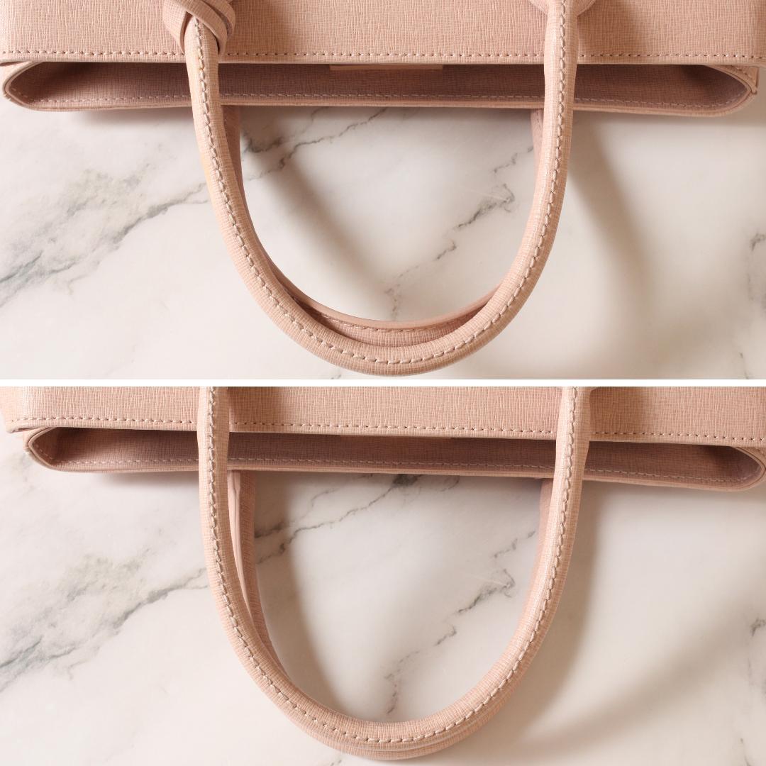 ✨極美品✨ フルラ LINDA トートバッグ 肩掛け 2way くすみピンク