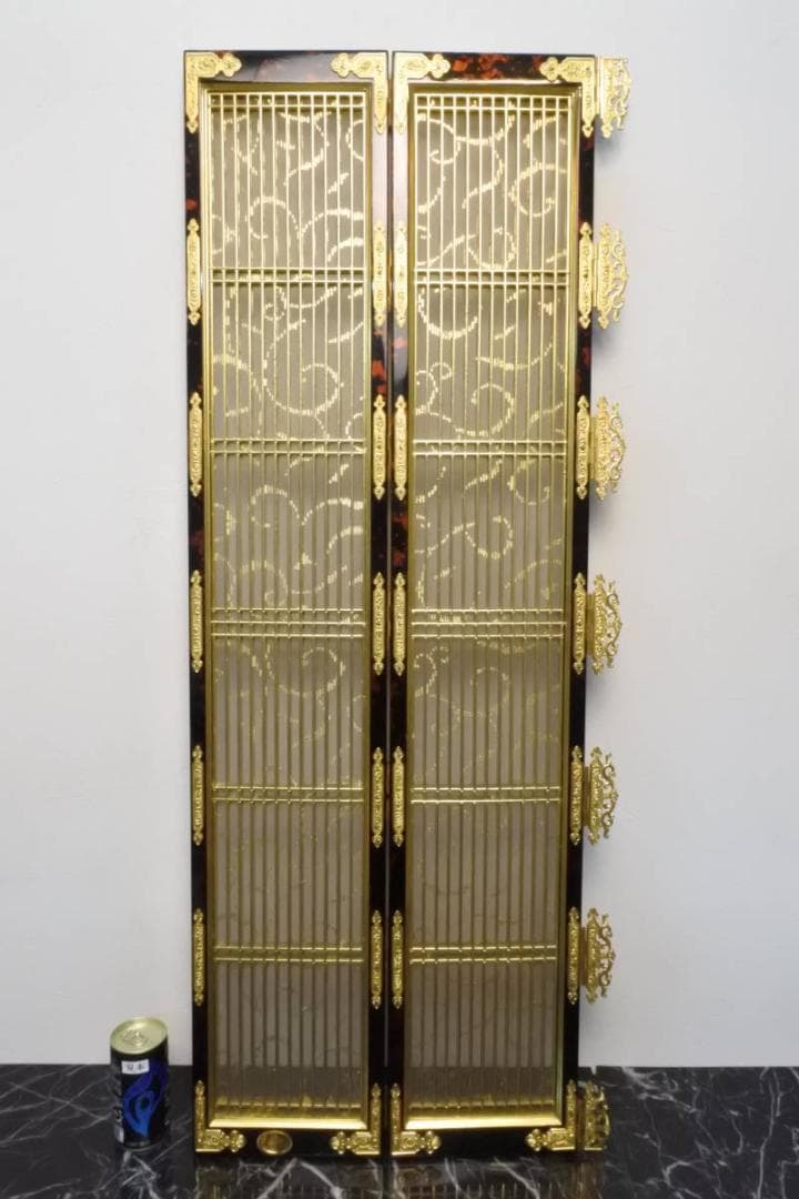 限定値下　【収集品】中扉　純金箔　仏壇　仏具　2752 最終値下 【収集品】中扉 純金箔 仏壇 仏具 2752 - メルカリ