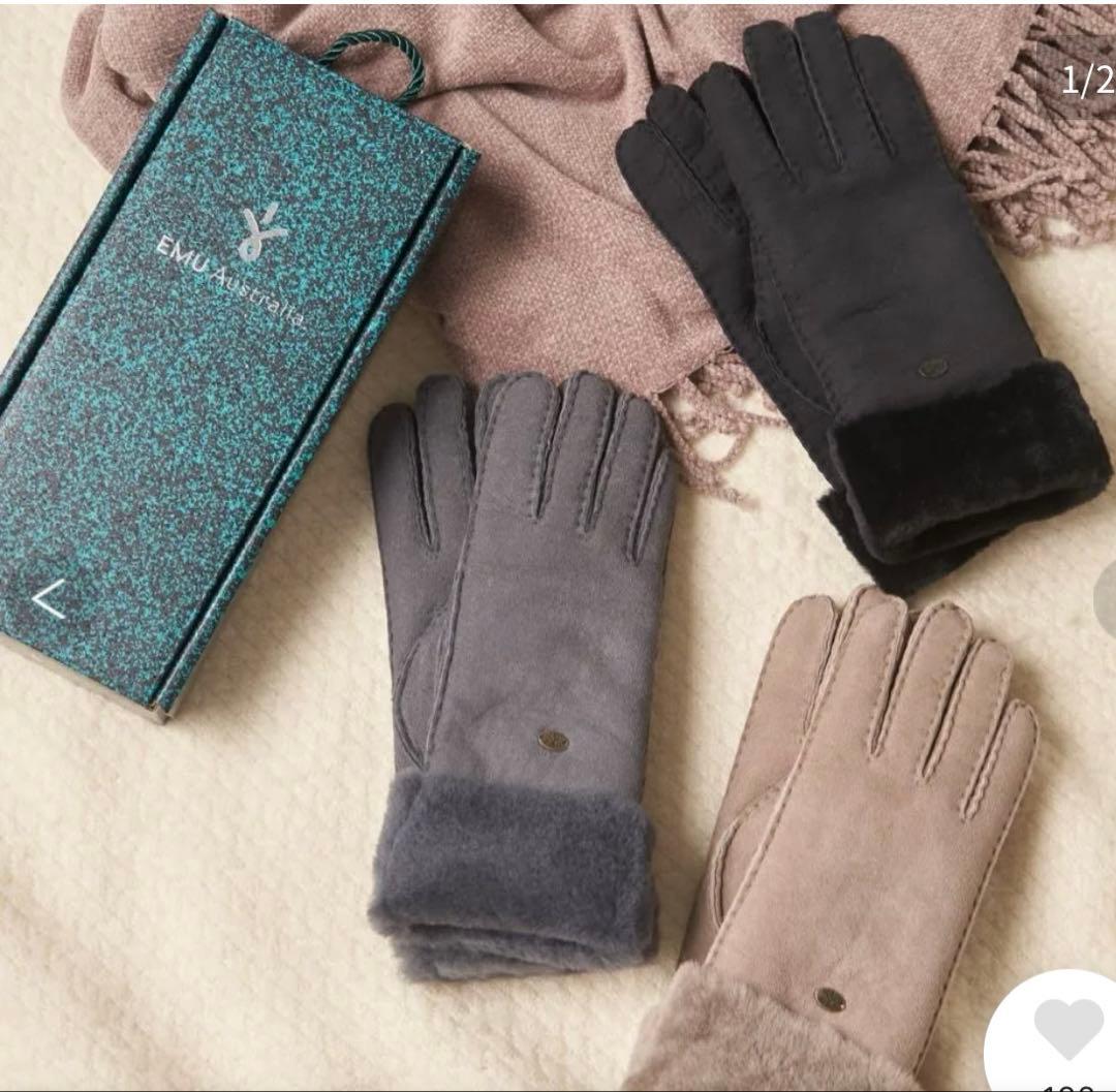 〜アになりますので他の方は購入しないでください〜EMU手袋 EMU Australia エミュー オーストラリア 手袋 ファー シープスキン