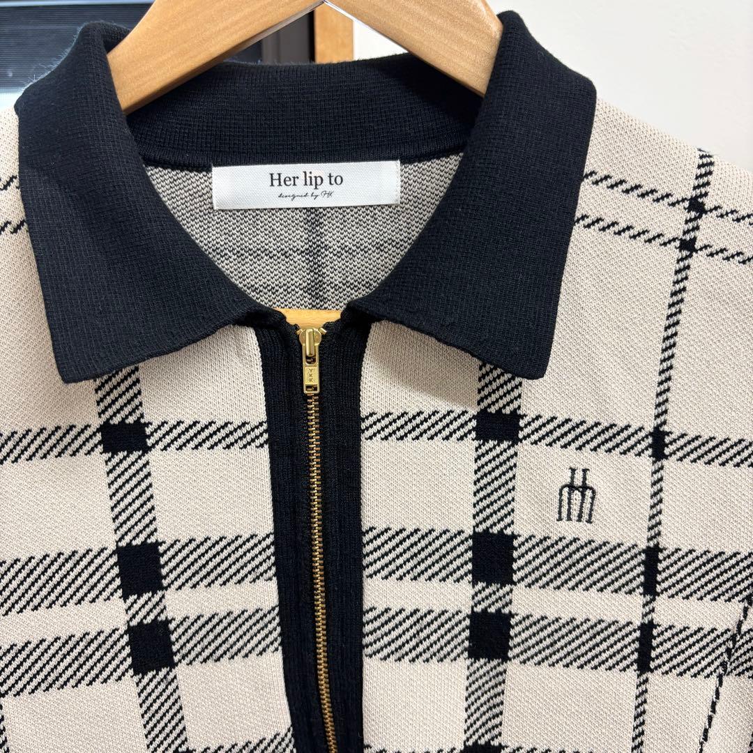 Herlipto Trois Logo Knit Mini Dress Sサイズ - メルカリ