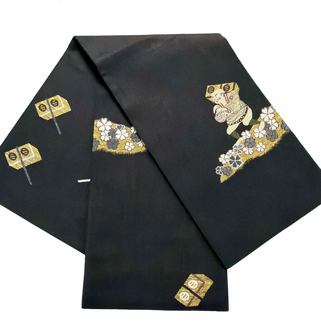 帯6750 ○洛楽人工房 上代65万円 高級 正絹 六通 袋帯 - メルカリ