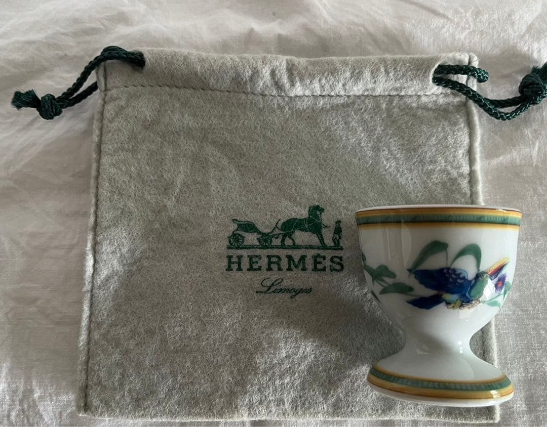 Hermès/エルメス トゥカン ポーセリン エッグスタンド/エッグカップ
