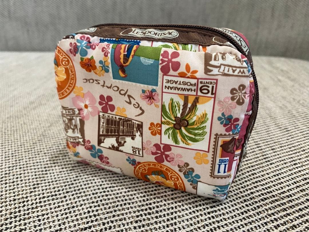 LeSportsac レスポートサック ハワイ限定 ミニポーチ（切手デザイン
