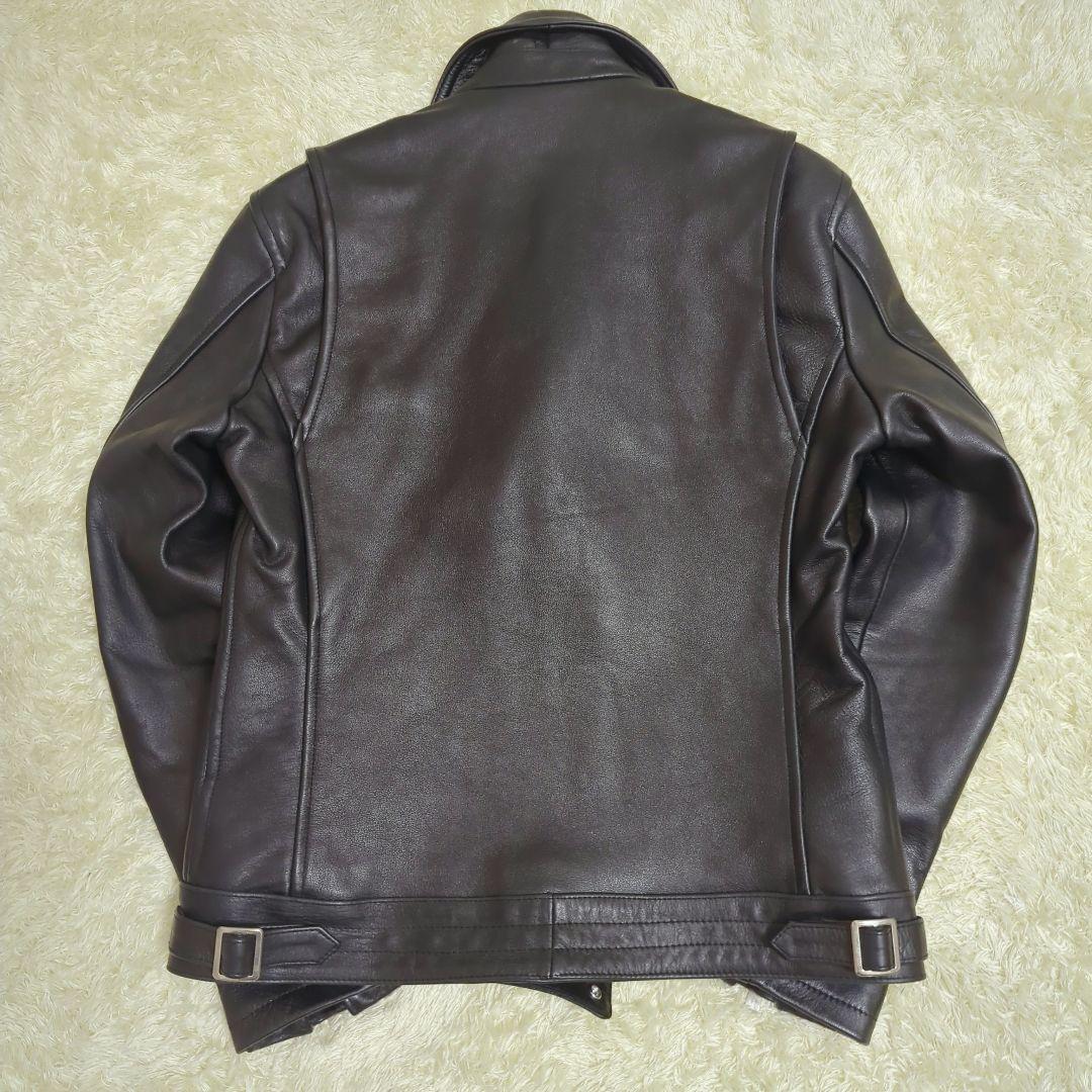 美品 ジャックローズ luv maison ライダースジャケット ダブル レザー