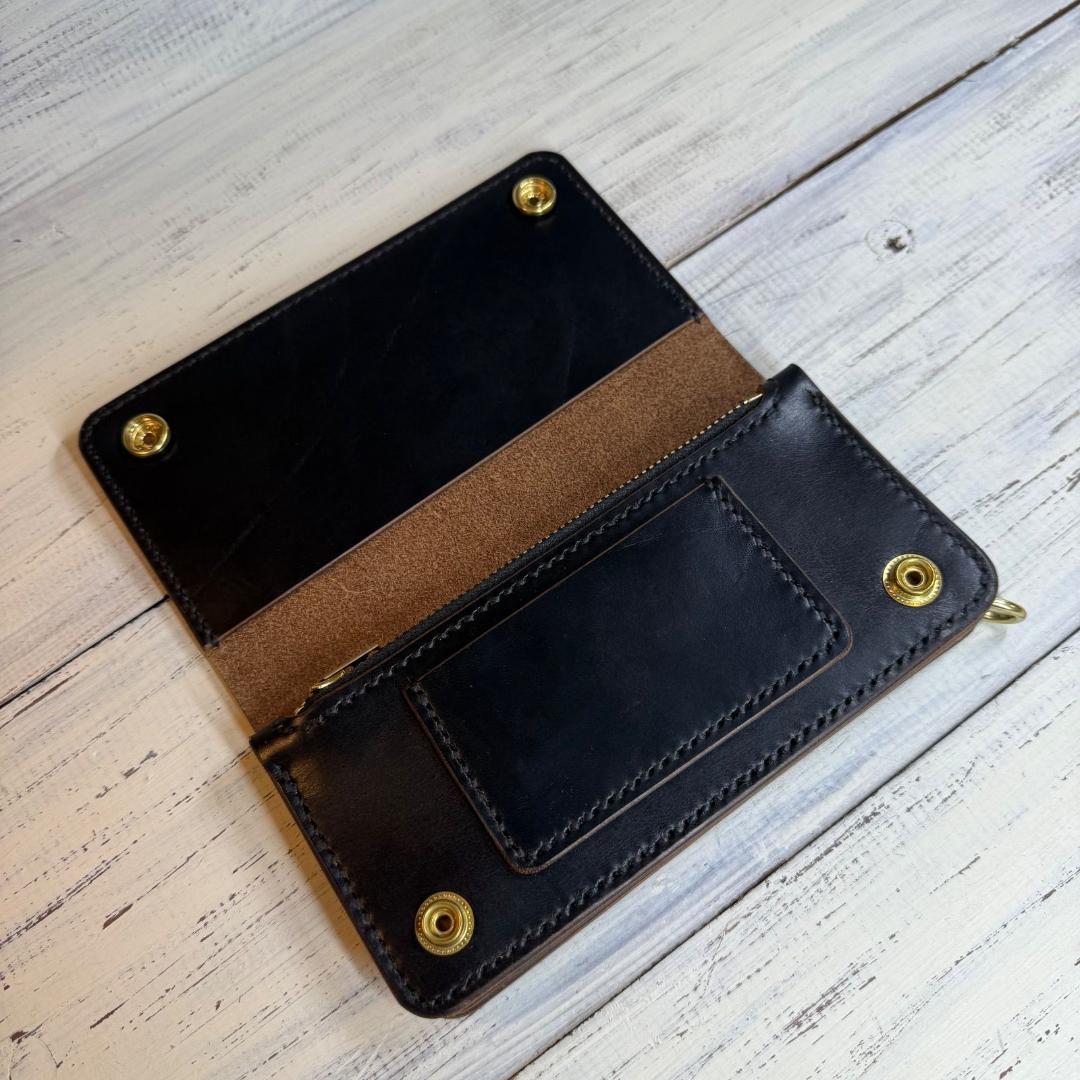 トラッカーウォレット ロング 3層】クロムエクセル ユニバーサル