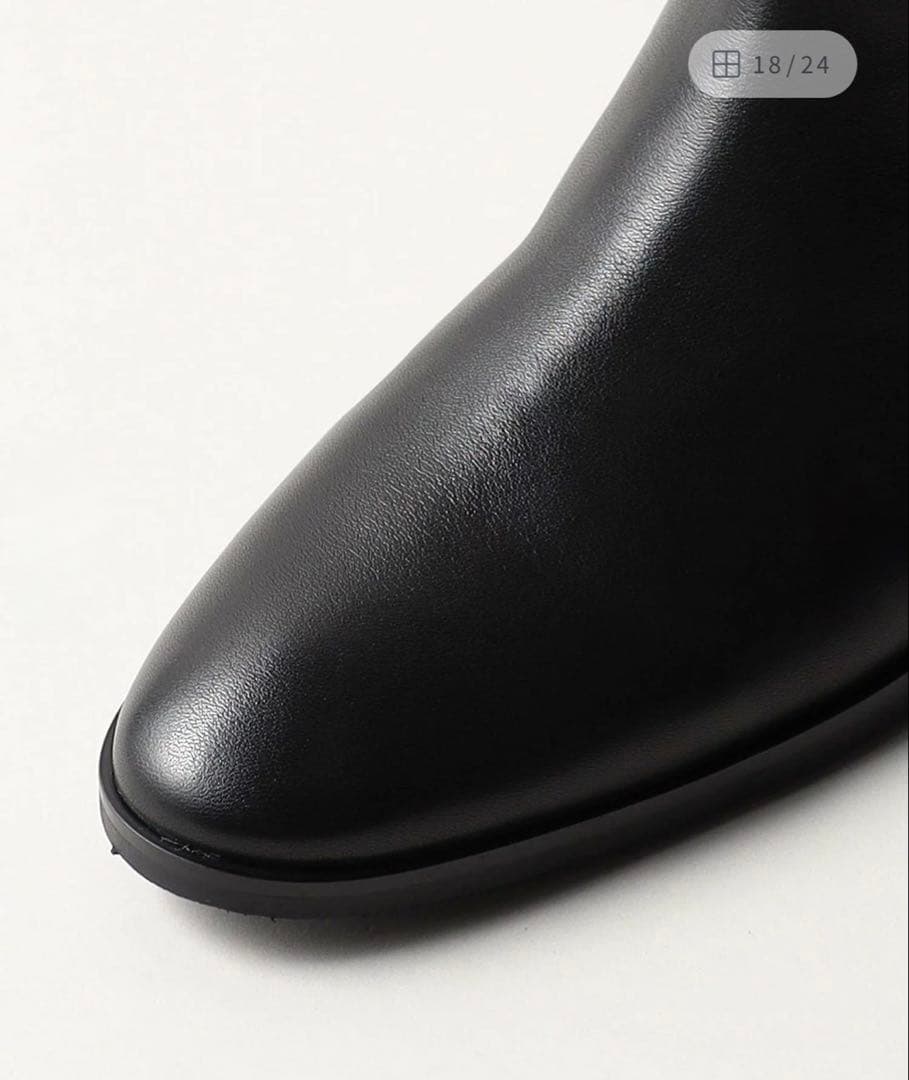 ODETTE E ODILE サイドトップベルト ロングブーツ 黒 23.5cm