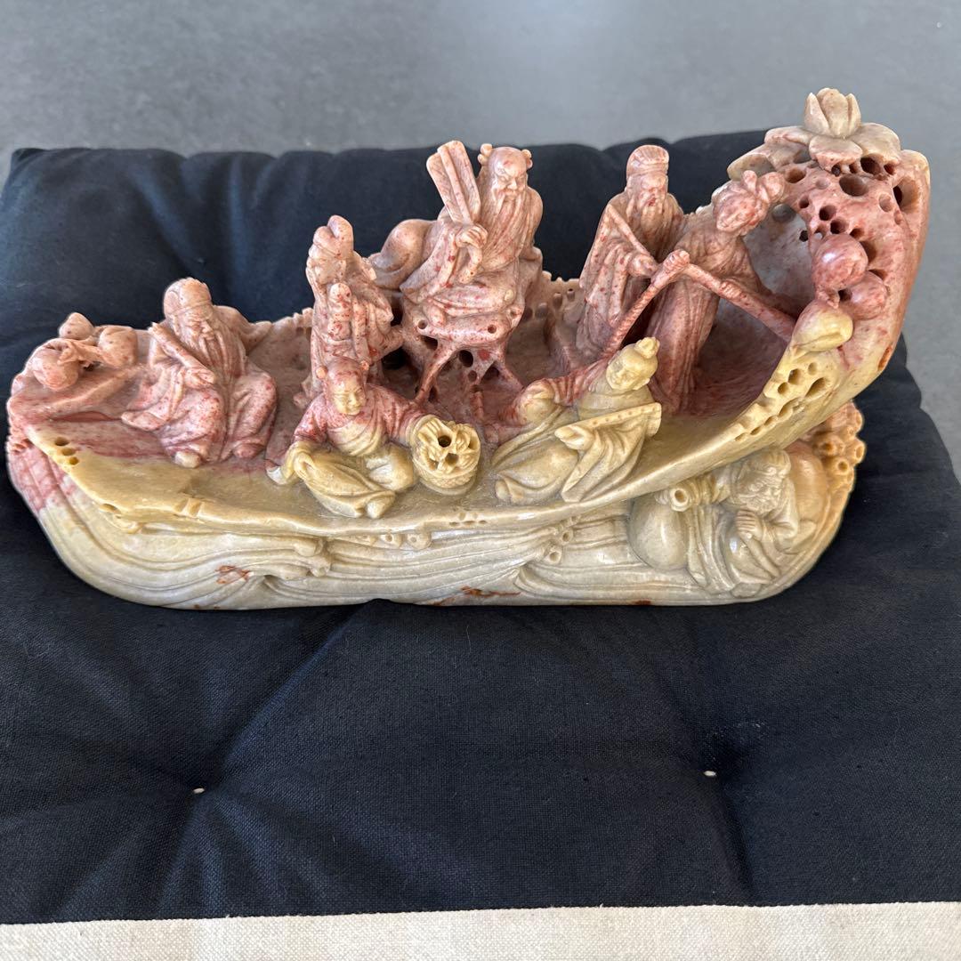 開運 七福神 彫刻 八福神 希少 骨董品 - メルカリ