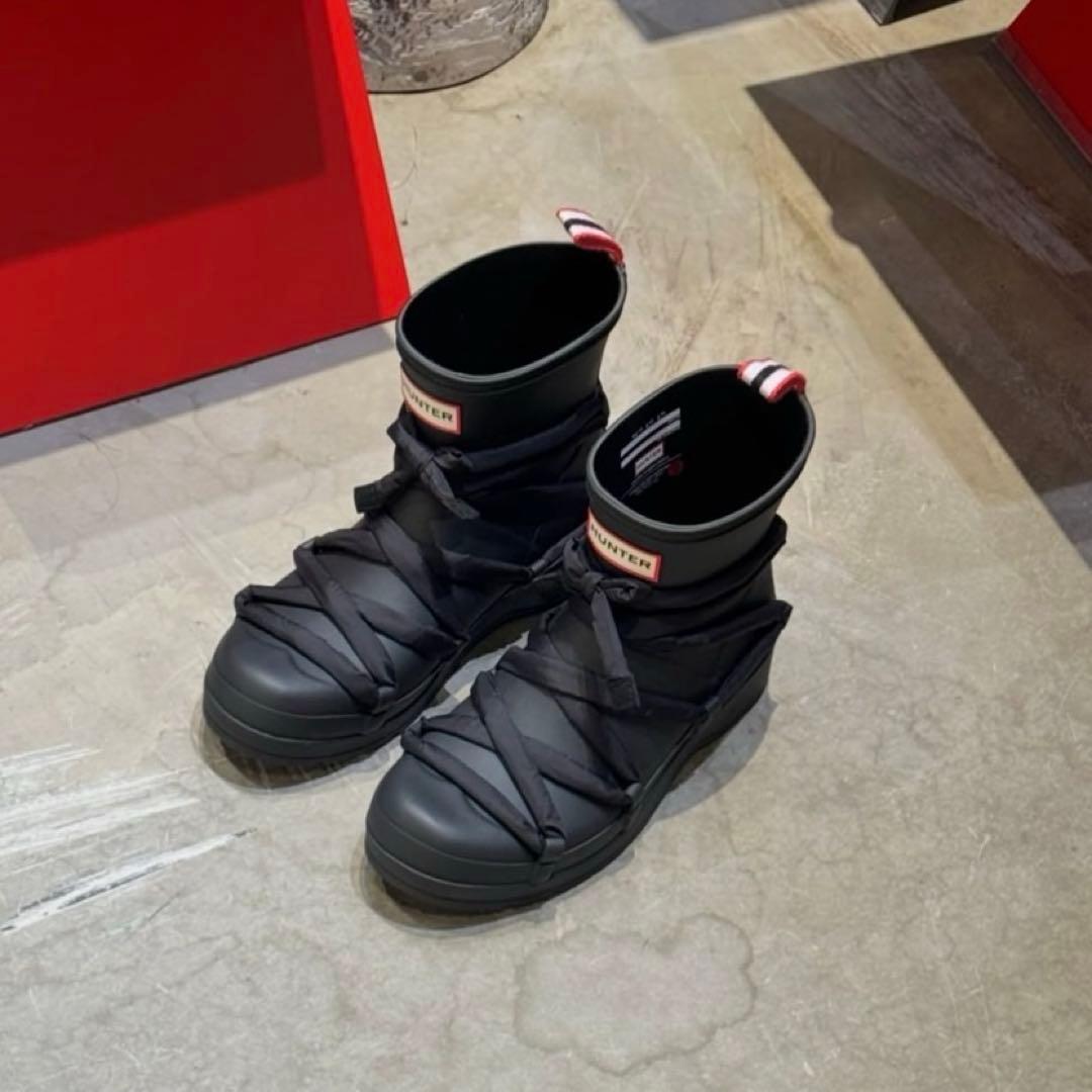 hunter ショートブーツ　リボン　ハンター　レインブーツ HUNTER（ハンター） 月初限定ポイントUP 【並行輸入品】 HUNTER BOOTS