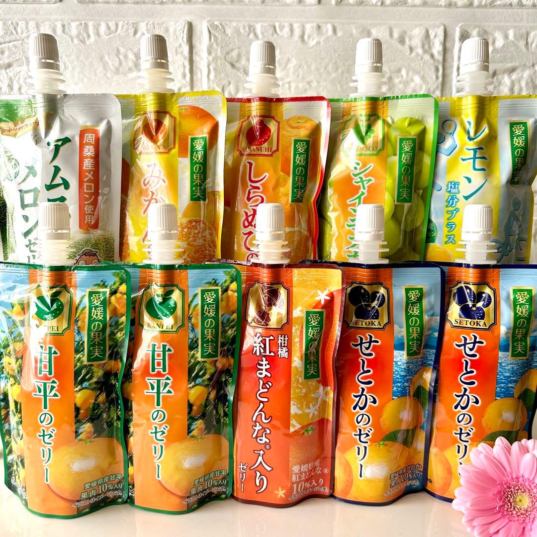 愛媛の果実 高級柑橘飲むゼリーたっぷりセットʕ•ᴥ•ʔ - メルカリ