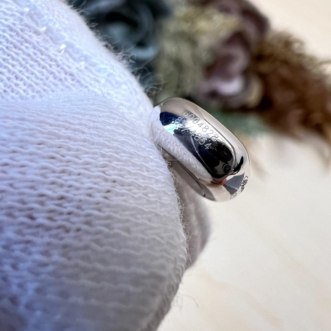 現行品 ショパール ハッピーダイヤモンド ピアス 片耳 18KWG 0.05ct