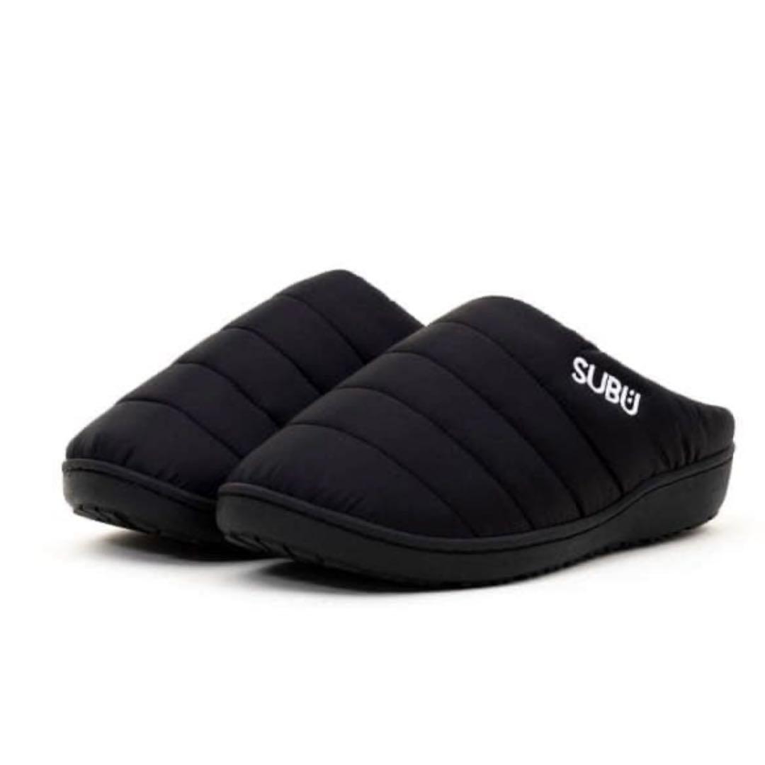 残り1点 メンズ スブ SUBU サンダル スリッパ シューズ 2サイズ SUBU（スブ） 冬サンダル 裏起毛 スリッパ 外履き シンプル 軽量