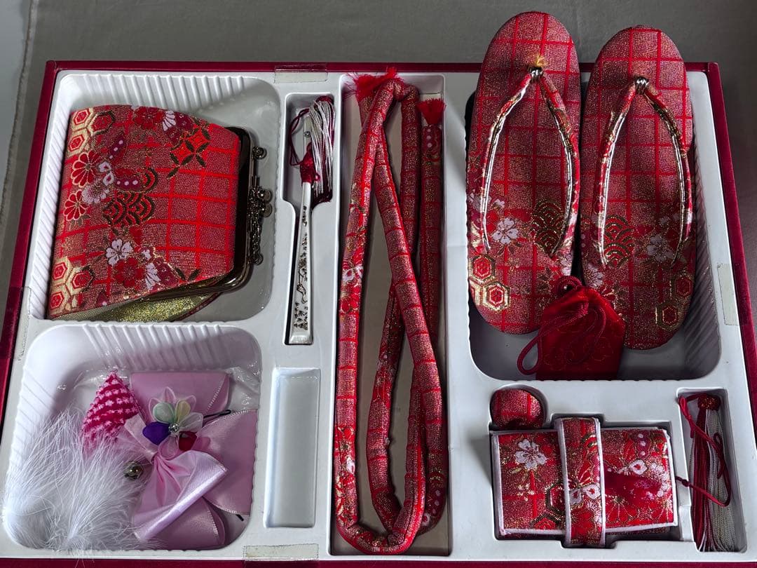 四つ身女の子着物•小物12点 ×2セット双子の姉妹様やご姉妹におすすめ‼️計24点