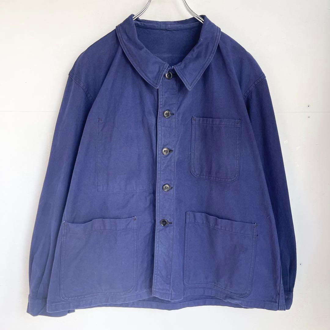 〜70s セントジェームス カバーオール ヴィンテージ 古着 フレンチ ユーロ 70s ヴィンテージ セントジェームス フランス軍 カバーオーワーク