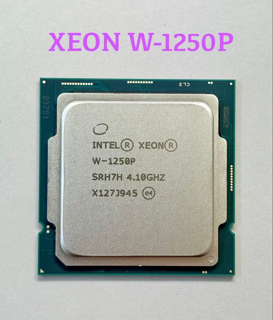 高性能CPU★Intel Comet Lake Xeon W-1250P Intel Comet Lake Xeon W Listed Early: Server CPU Specs Surface