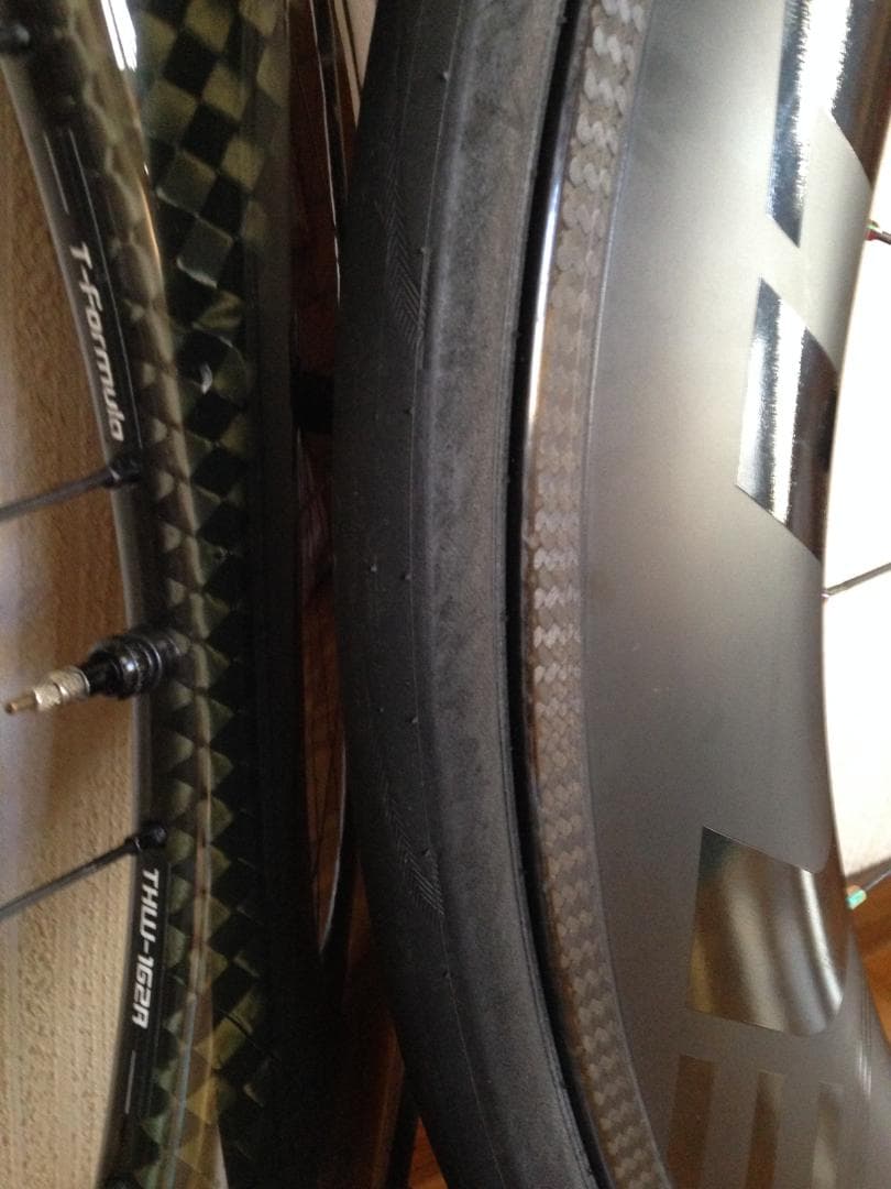 ELITE / T-Formula カーボンホイール ディープリム 前後セット - メルカリ