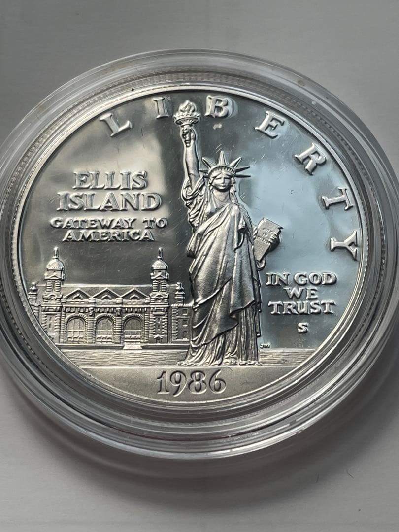 1986年 自由の女神 1ドル銀貨・価格変動有 your