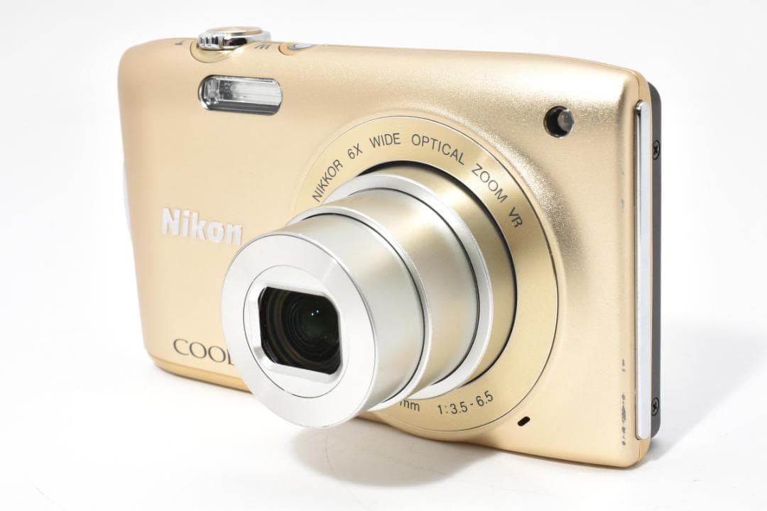 《完動美品》 ニコン Nikon COOLPIX S3300 ゴールド