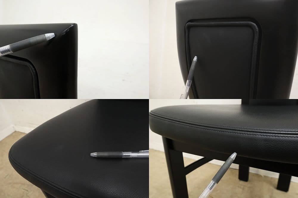 カリモク家具】CE35シリーズ・ハイバックチェア③本革・ブラック