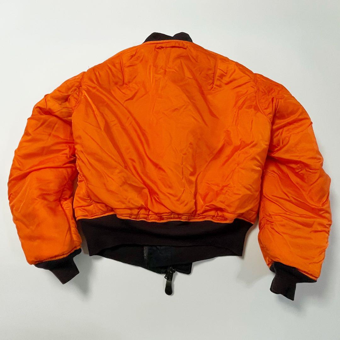 稀少】90s 米国製 ALPHA MA-1 ネイビー Lサイズ 60s復刻版 - メルカリ