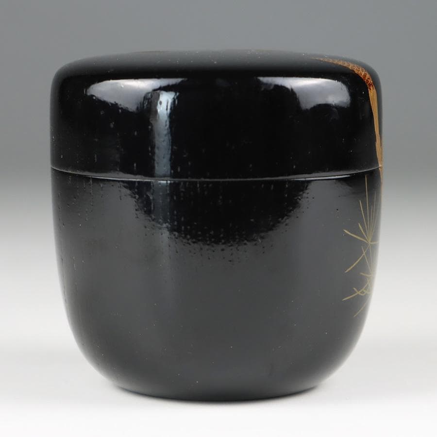 Y2888-8 茶道具 山上幸舟 金蒔絵「蕨に土筆」中棗 共箱 ＃13 - メルカリ