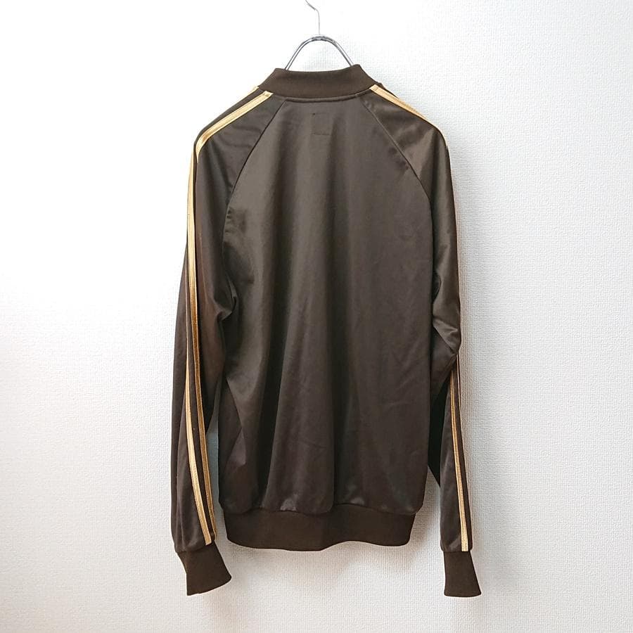 アディダス ジャージ トラックジャケット 茶金 ブラウン ゴールド