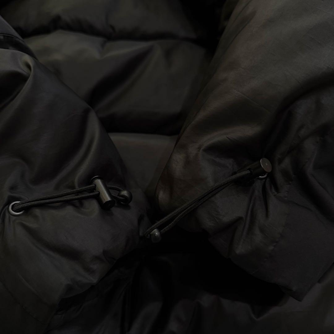 CUNE 耳としっぽ付きダウンジャケット ドローコード 黒 定価60500円