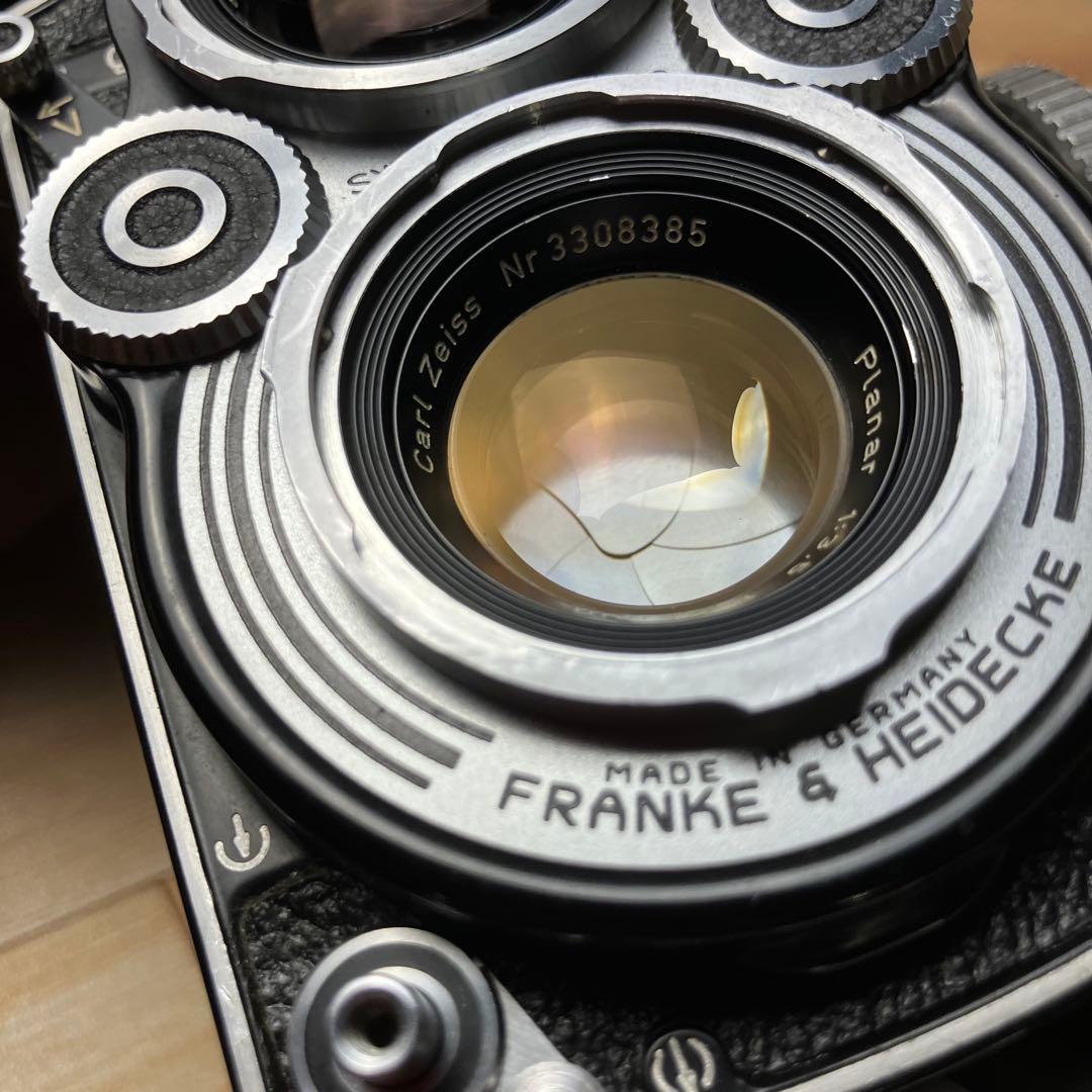 RolleiFlex 3.5F Planar 75mm 【実働なジャンク品】
