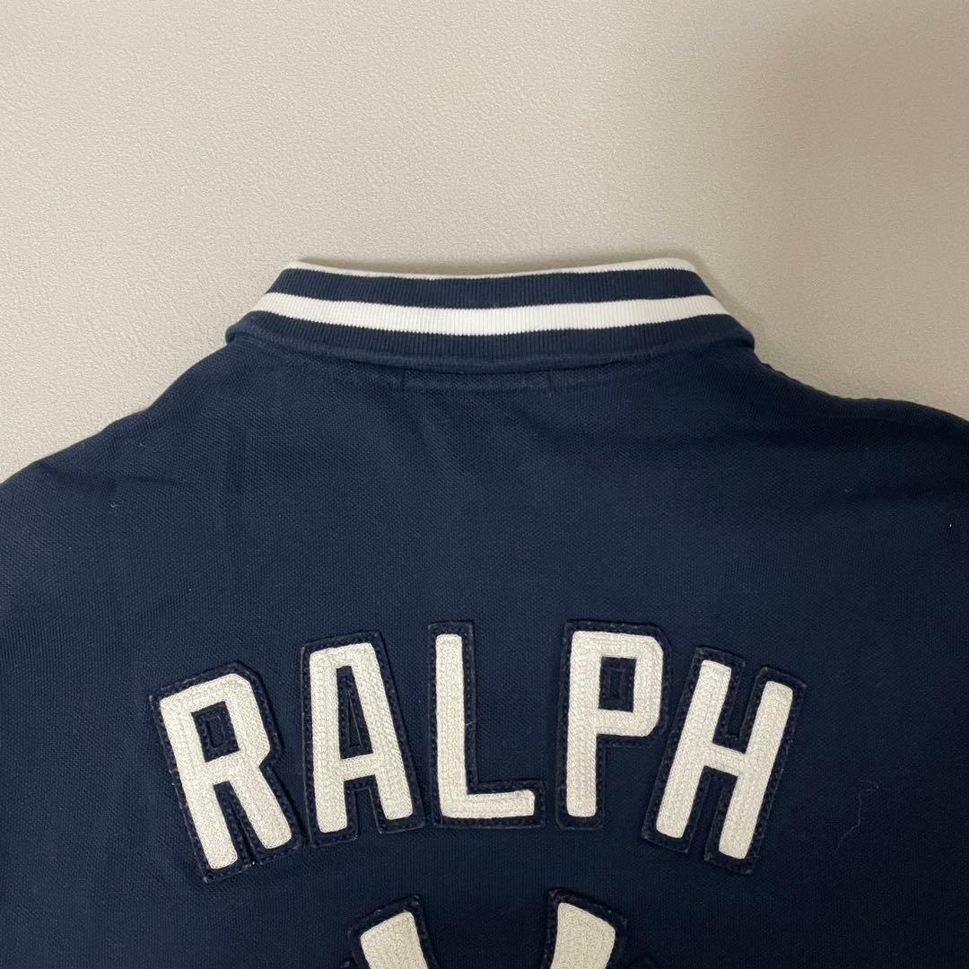 人気 完売 コラボ ラルフローレン ヤンキース ポロシャツ ネイビー S