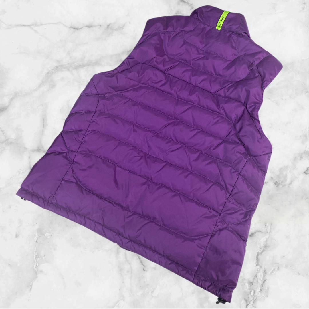 ラルフローレン RLX ゴルフ 紫 パープル ダウンベスト M 袋付 - メルカリ