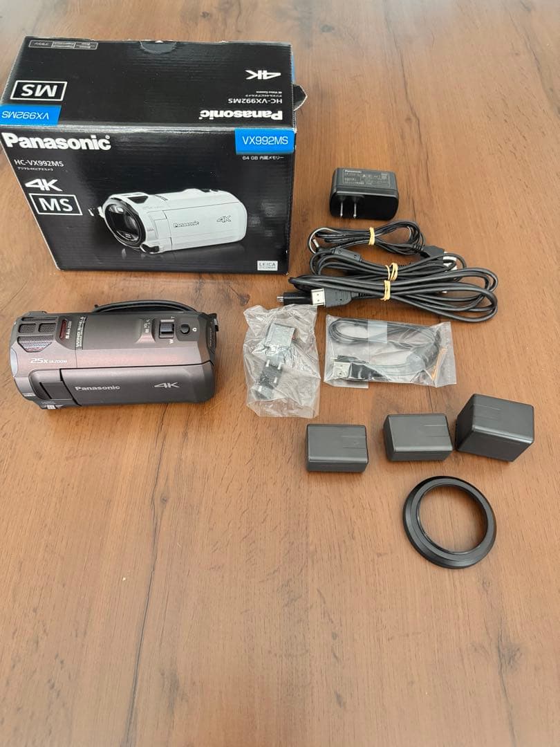 オ*ン様 Panasonic 4K ビデオカメラ　HC-VX992MS 2021 Amazon | パナソニック 4K ビデオカメラ 64GB 光学20倍ズーム ピュア