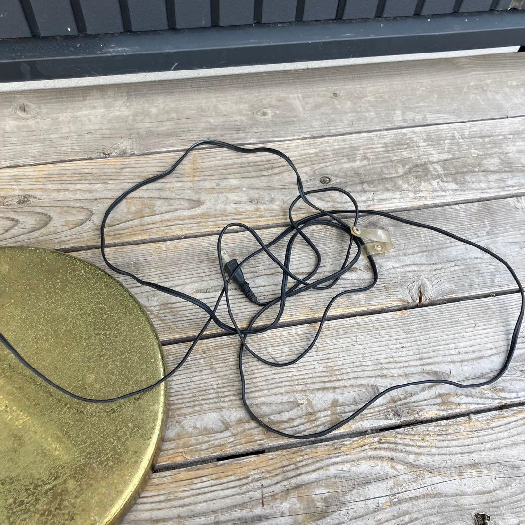 昭和レトロ ナショナル 真鍮製スタンドライト シェードランプ フロア