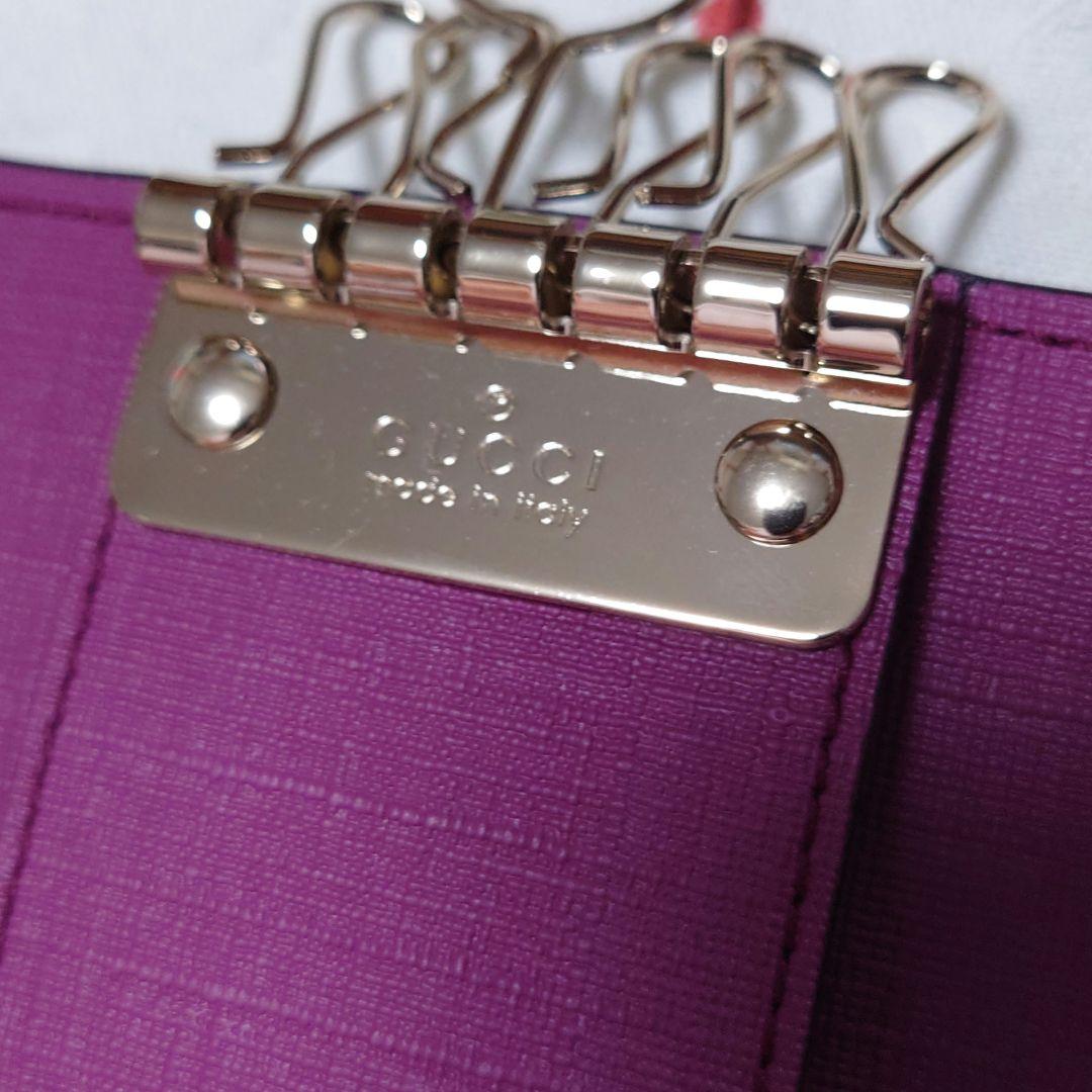 《美品》Gucci　グッチ　GGパターン　キーケース