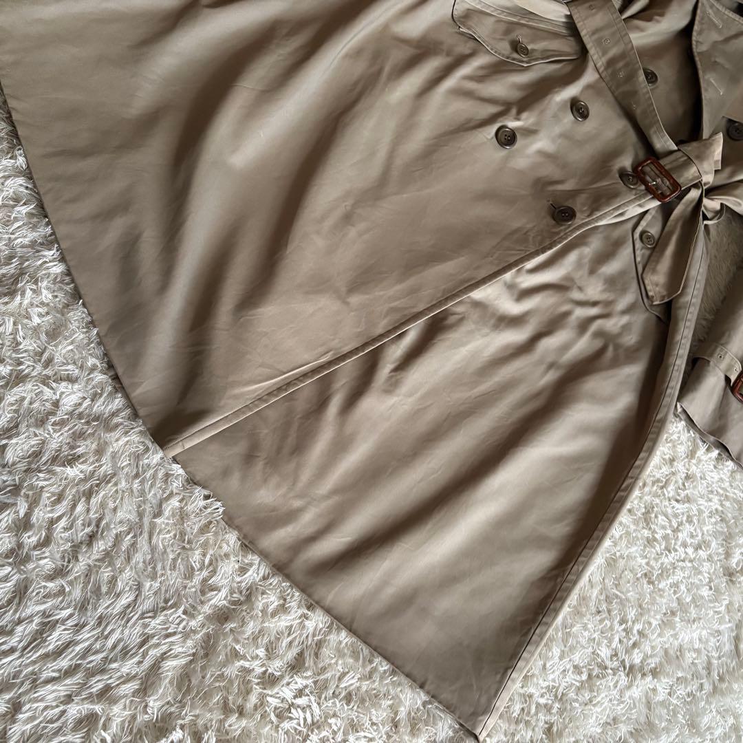 バーバリー トレンチコート ノバチェック 白タグ レディース L 11AB