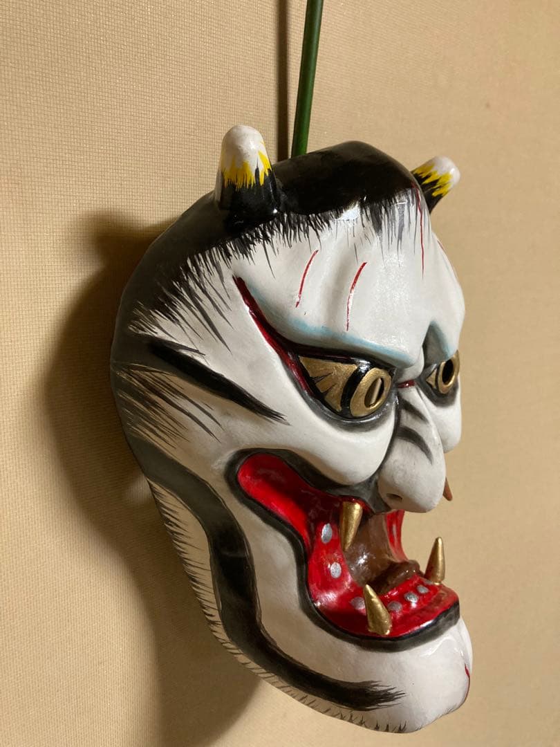 神楽面 般若 咥え面 No.45 - メルカリ