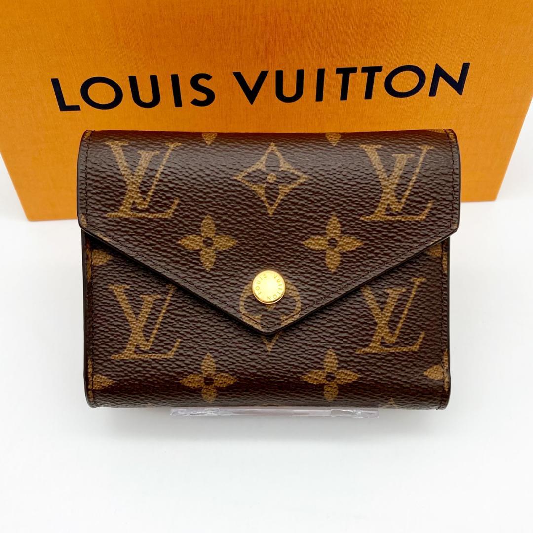 ルイヴィトン　ヴィクトリーヌ　モノグラム　三つ折り財布　718 ルイヴィトン 三つ折り財布 財布 メンズ レディース モノグラム