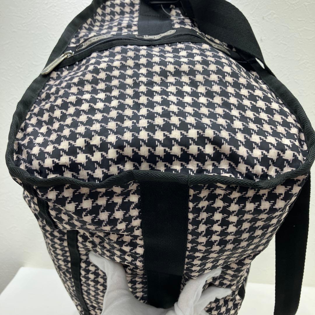 1880 良品 LeSportsac ボストンバッグ 2way 千鳥柄 - メルカリ
