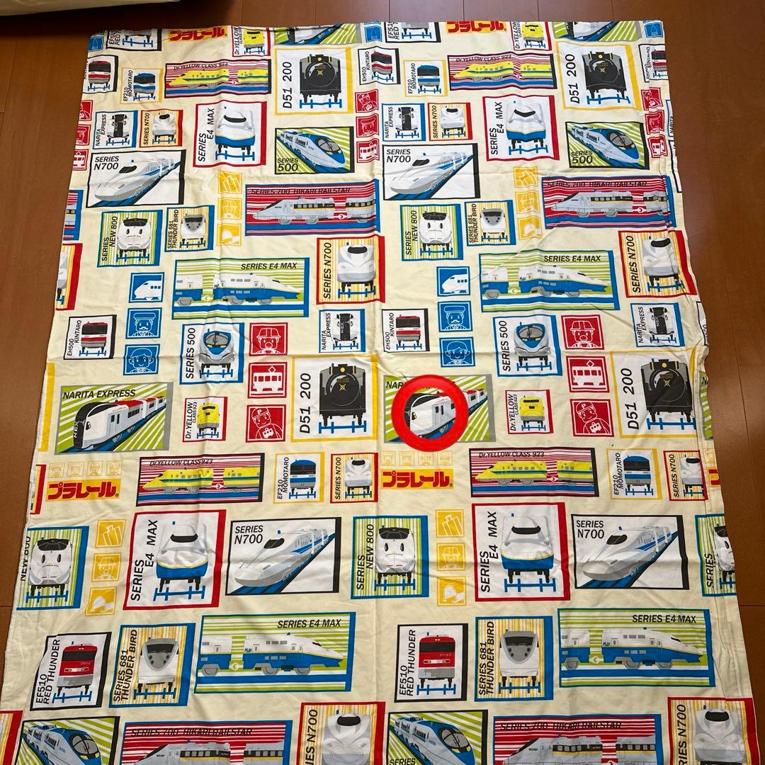 羽毛掛け布団 プラレール毛布 プラレール掛け布団カバー3点セット