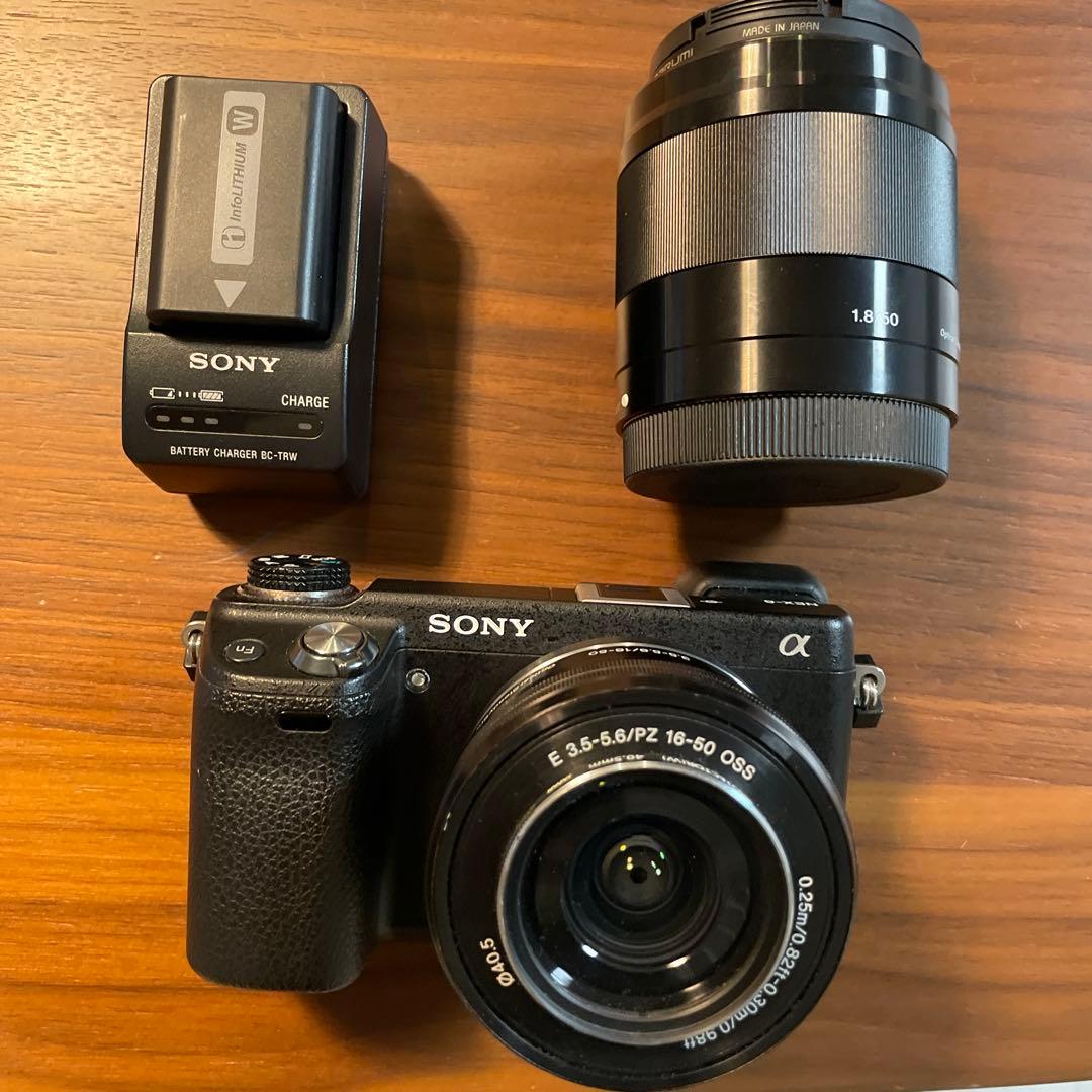 SONY NEX-6 ミラーレスカメラ　標準ズームレンズF1.8単焦点レンズ付き ミラーレス一眼『NEX-6』発表 新電動ズームレンズ付属で11月発売