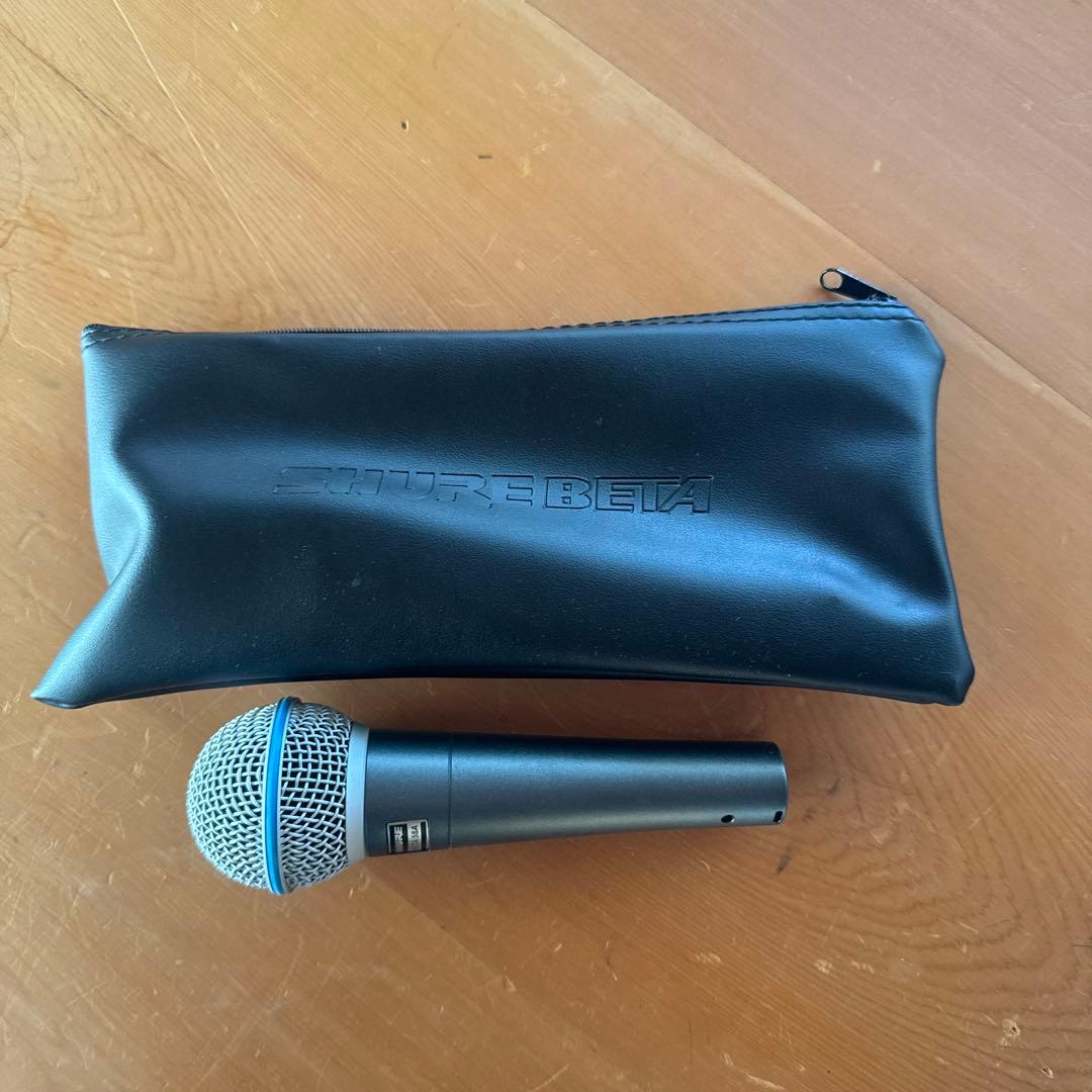 SHURE BETA 58A ダイナミックマイク ケース付き - メルカリ