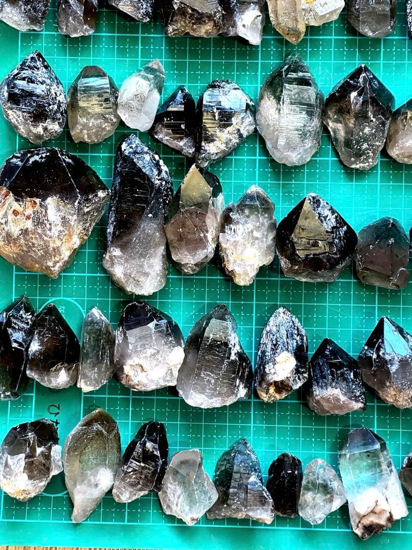 天然スモーキークォーツ・トルマリン 72 ＋21点セットプリゼント