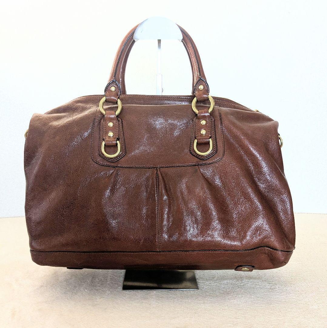 COACH マディソンサブリナ 2way ブラウン/グリーン - メルカリ