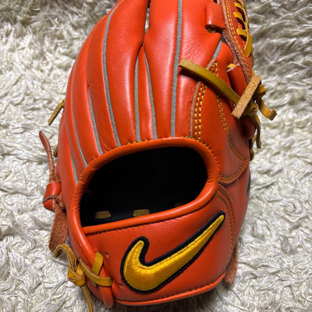 NIKE DIAMOND READY GATE 野球 グローブ 軟式 オレンジ - メルカリ