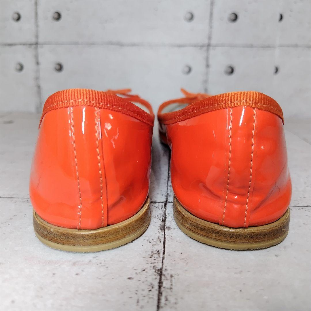 レペット repetto 37 パテント バレエシューズフランス製 エナメル